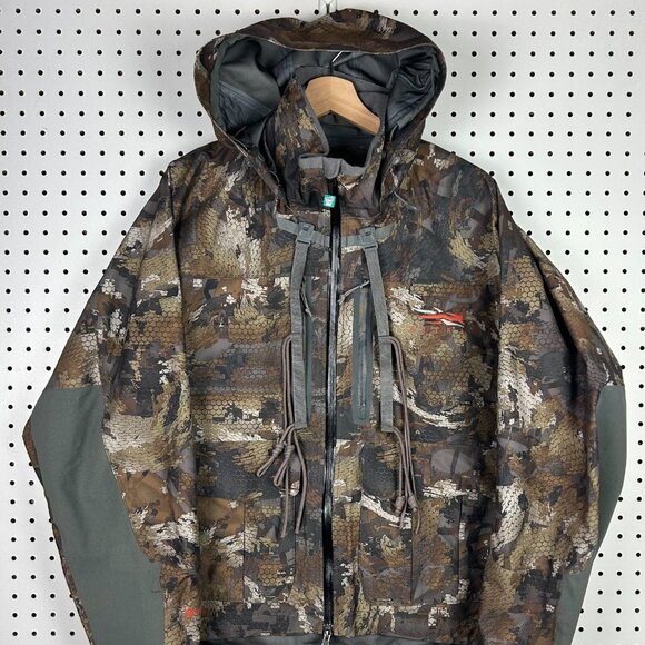 Sitka Gear Delta Pro Wading Jacket Large GORE TEX Hunting Camo Camoflauge 50119 - Picture 2 of 10